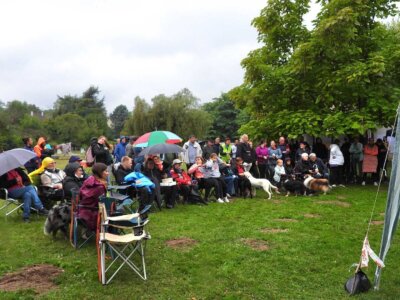 Les concurrents lors de la remise des prix